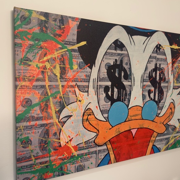 POP ART Scrooge McDuck Print - Picture 2 of 2